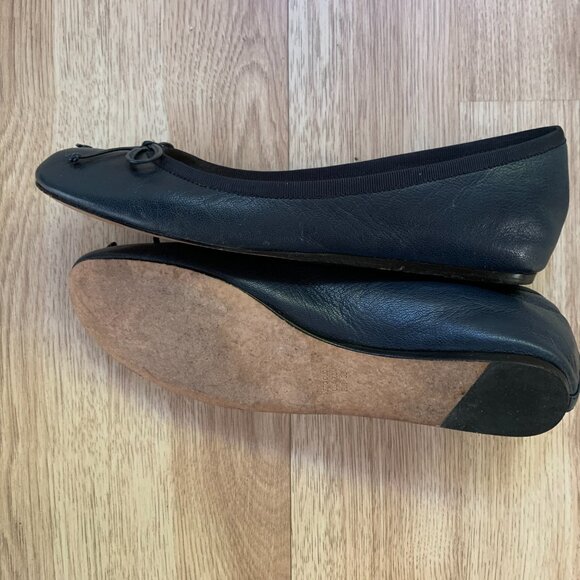 Saks Fifth Avenue Leather Ballet Flats Made in Italy - Picture 9 of 12